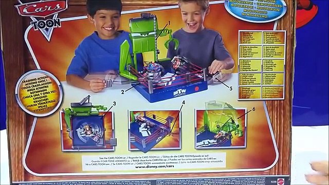 Disney Pixar Cars Toon Monster Truck Wrastlin Ring Maters Tall Tales Toys Video Juguetes de Cars