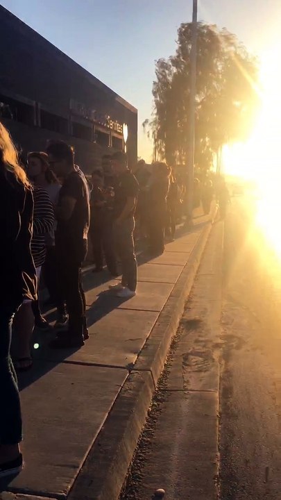 People Line Up to Give Blood for Mass Shooting Victims