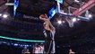 Kristaps Porzingis IMPRESSIVE Block on Timofey Mozgov - Nets vs Knicks - Oct 03, 2017
