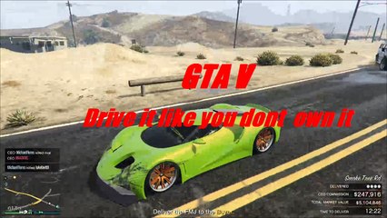 GTA V- Driving cars like we dont own it
