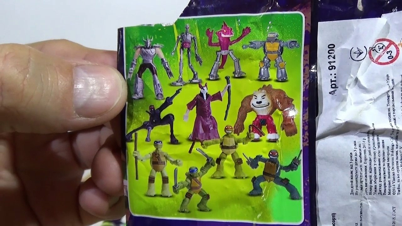 Черепашки Ниндзя большое яйцо сюрприз распаковка игрушки TMNT giant surprise egg with toys