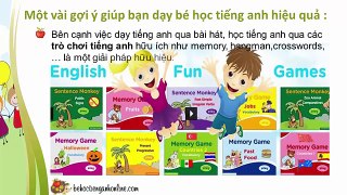 [Behoctienganhonline.com] - Phương pháp dạy tiếng anh cho trẻ em mầm non