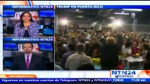 Critican al presidente Donald Trump por lanzarles rollos de papel a los damnificados por el huracán María en Puerto Rico