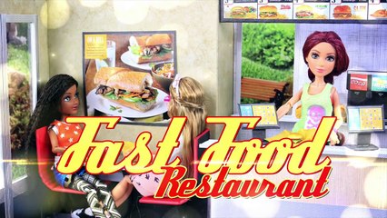 DIY - How to Make: Doll Fast Food Restaurant - Handmade - Crafts