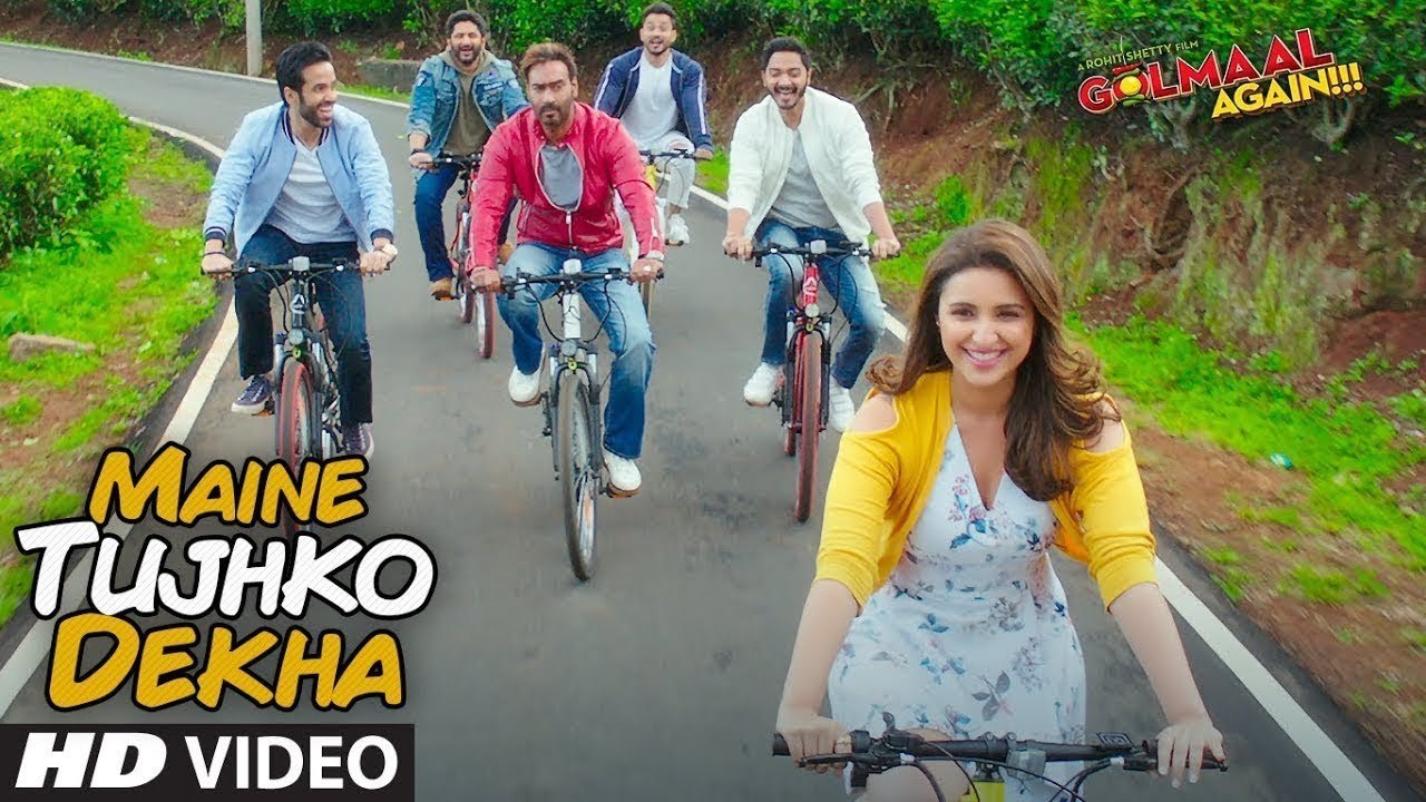 Latest Hindi Songs - MAINE TUJHKO DEKHA - HD(Video Song) - Golmaal Again - Ajay Devgn - Parineeti - Arshad - Tusshar - Shreyas - Tabu - PK hungama mASTI Official Channel