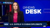 i24NEWS DESK | U.S. expels 15 Cuban diplomats | Wednesday, October 4th 2017