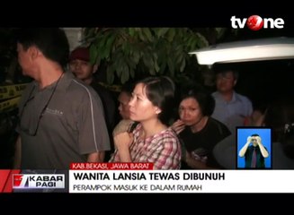 Wanita Lansia Tewas Dibunuh Perampok