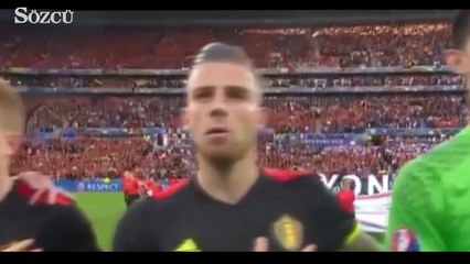 Thibaut Courtois hareketi izleyenleri güldürüyor!