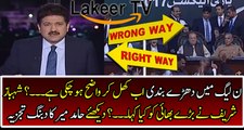 Hamid Mir telling about Groups in PML-N Party