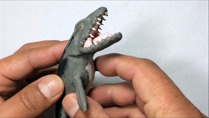 ★ jurassic world - Como hacer un Mosasaurus de plastilina ★ Tutorial clay