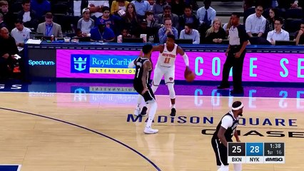 Le premier panier de Frank Ntilikina avec les New York Knicks