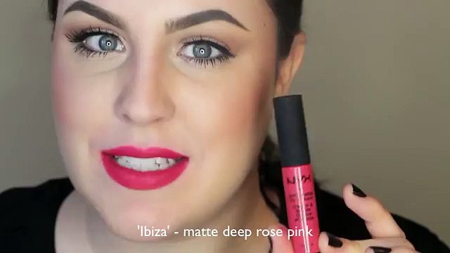 NYX SOFT MATTE LIP CREAM REVIEW / LIVE LIP SWATCHES