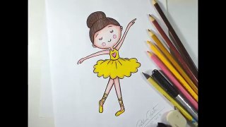 Como desenhar BAILARINA TUMBLR passo a passo