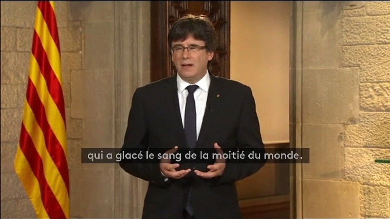 Référendum en Catalogne : "Le roi ignore des millions de Catalans", estime le président séparatiste Carles Puigdemont