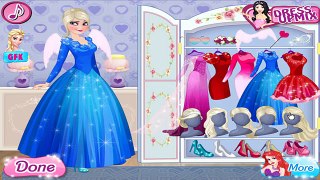 Disney Princess Elsa Anna Rapunzel With Their Boyfriends - Love Makeup and Dress Up Game for Kids