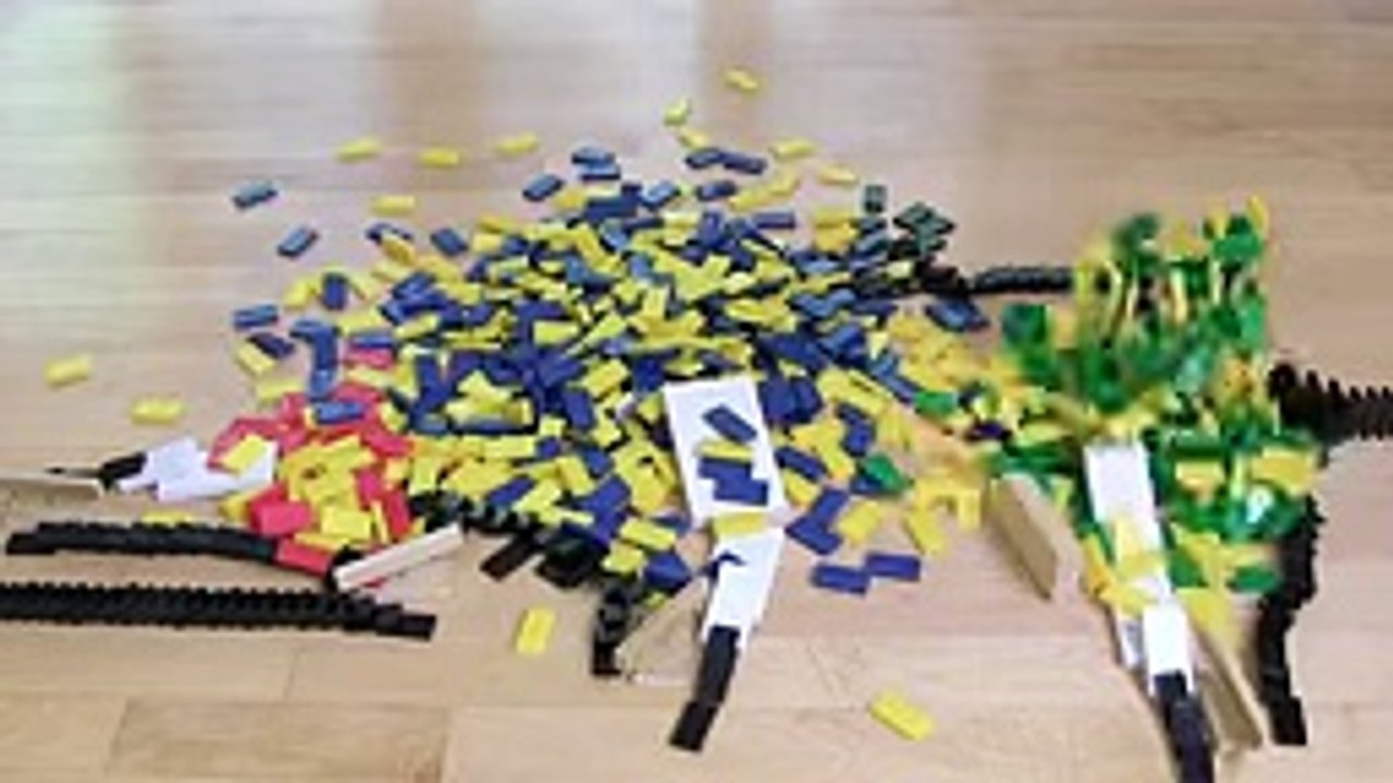 INSANE Domino Tricks Hevesh5 & MillionenDollarBoy