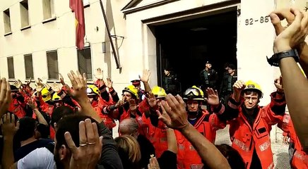 manifestacion independentista 3 octubre 2017 (muy violenta)