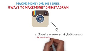 5 CREATIVE WAYS TO MAKE MONEY ON INSTAGRAM (UP TO $20K A MONTH!)