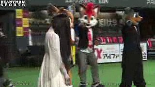 Bizarre Moment Two Japanese Horror Film Ghosts Do Battle On The Baseball Field