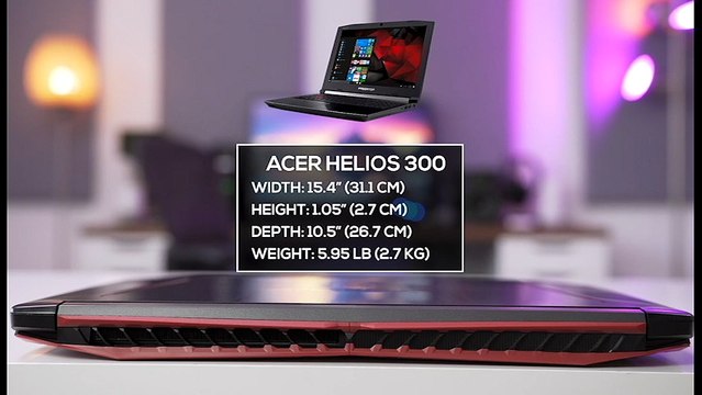 Acer Predator Helios 300 comparison with Asus ROG 753vd-d71