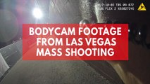 Las Vegas police video shows officers scrambling for cover in barrage of bullets