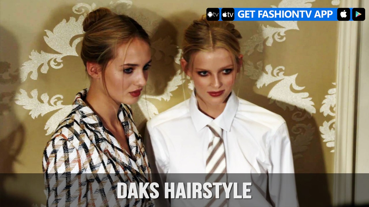 London Fashion Week Spring/Summer 2018  - Daks Hairstyle | FashionTV