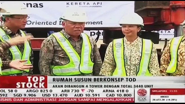 Perumnas dan PT KAI Resmikan Proyek Rusun di Pondok Cina