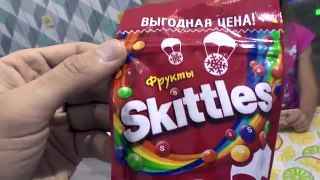 ЧЕЛЛЕНДЖ СКИТЛС И ММДЕМС /Skittles and M&Ms Chelleng games Candy Science Experimen