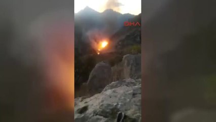 Cudi Dağı'ndaki Teröristler, Havadan ve Karadan Ateş Altına Alındı