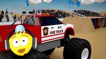 Monster Trucks Cartoons For Children | Educational Video For Kids by Bambo-Jambo