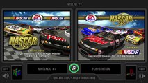 NASCAR 99 (Nintendo 64 vs Playstation) Side by Side Comparison | Vc Decide