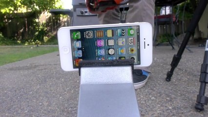 iPhone 5 vs Chainsaw- Destruction Test