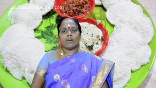 Idli | Coconut Chutney |Onion Chutney | homemade Idli | Preparing Idli batter | Breakfast menu 4