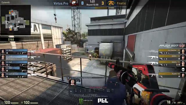 Counter-Strike: Global Offensive - PGL Krakow - Round 2 - Fnatic vs. Virtus.Pro - Cache - by SHU