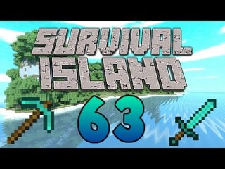 Exploring A Mineshaft! - (Minecraft Survival Island) - Episode 63