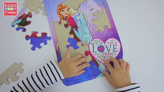 Princess Anna and Elsa - Disney Frozen Elsa Puzzle | Playtime with Elise | Kids Play OClock
