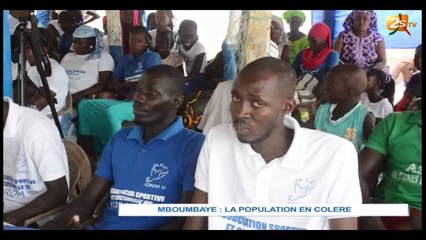 MBOUMBAYE : LA POPULATION EN COLÈRE