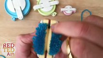 4 EASY Pom Pom Making Techniques - How to make a Pom Pom - Fork, Cardboard, Fingers & Pom Pom Maker