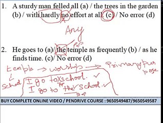 Bank PO Preparation 2017 & SSC CGL 2017 Exam Preparation- English Tricks (Error Correction)