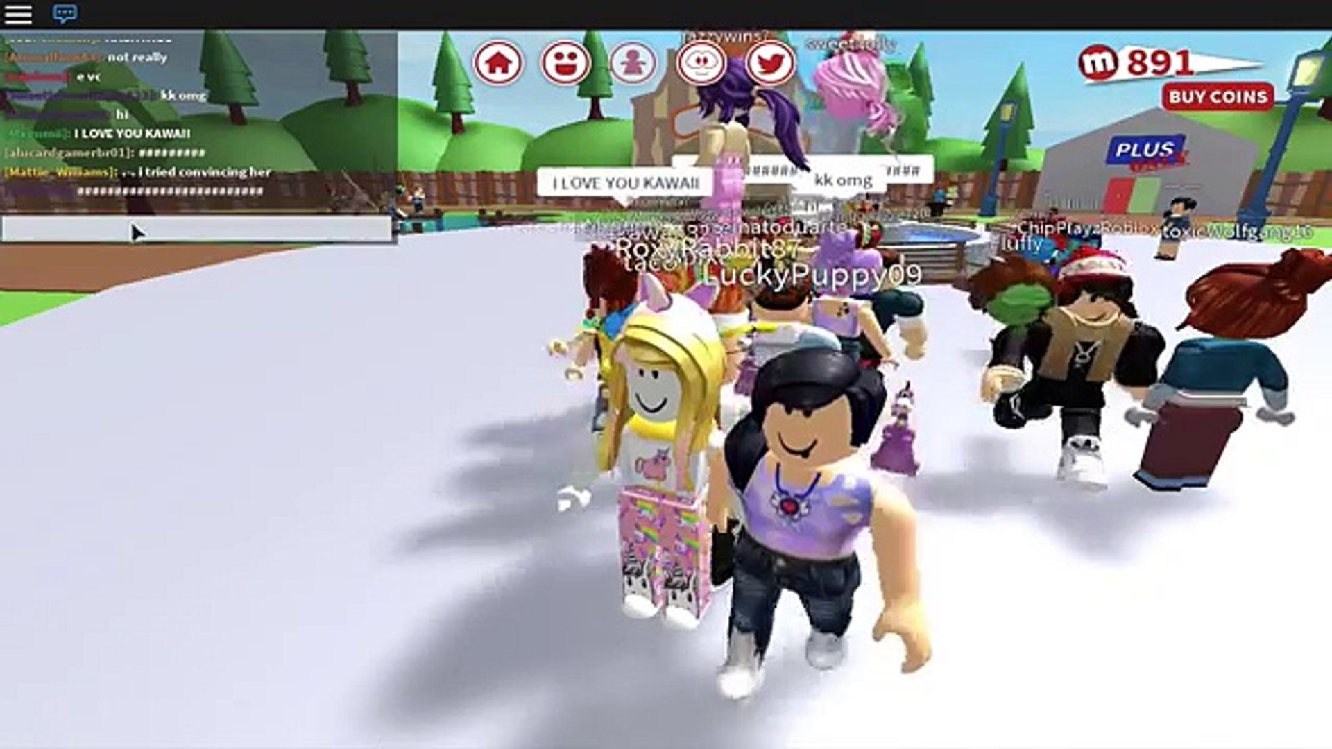 Roblox Adventures In Meepcity House Tour Party With Kawaii Kunicorn - meepcity new chritmas update roblox roblox youtube