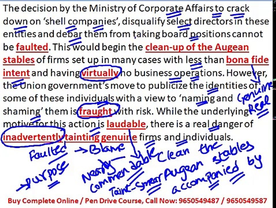 Video Classes on English Vocab for Bank PO, IBPS Clerk, RRB, LIC, DSSSB & Competitive Exams