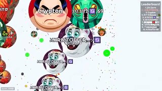 Agar.io - MY TOP 10 BEST MOMENTS! - INSANE AGARIO CLIPS COMPILATION! - Kristoffer