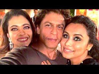 Shah Rukh Khan Poses With Rani & Kajol