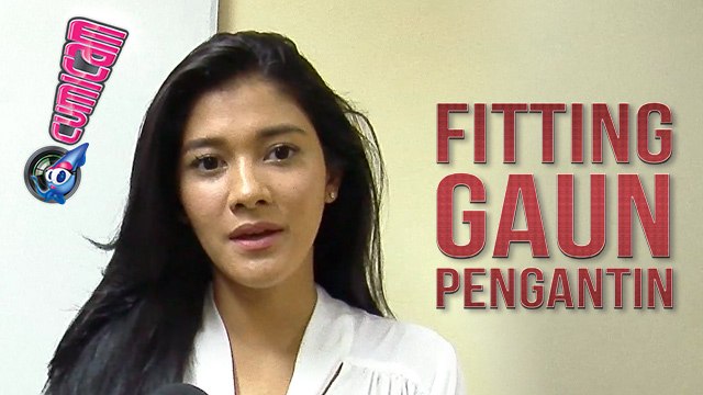 Naysila Mirdad Fitting Gaun Pengantin - Cumicam 04 Oktober 2017