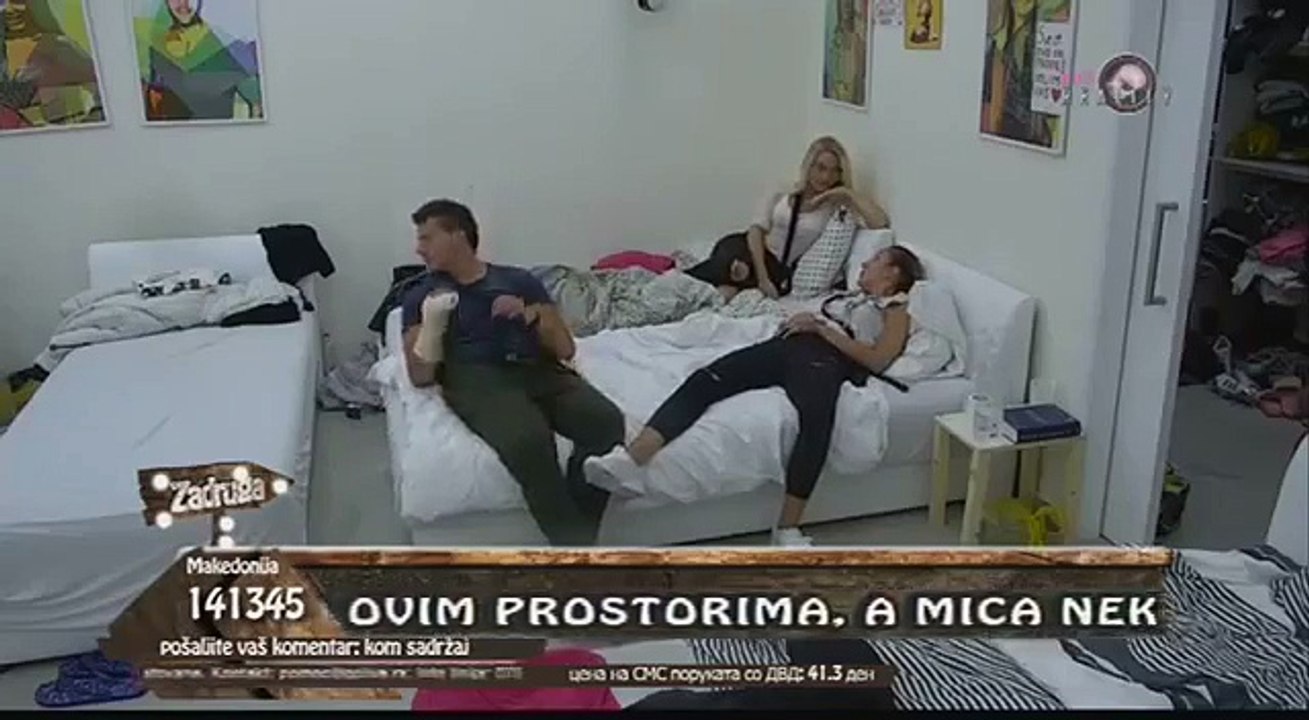 Zadruga - Teodora priznala Luni da je imala seks - 04.10.2017