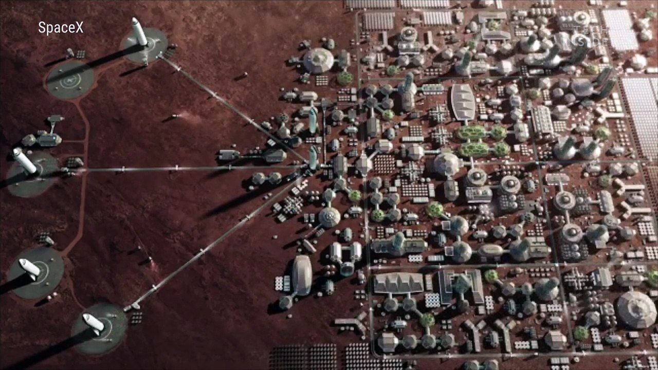 Watch Elon Musk reveal SpaceX's most detailed plans to colonize Mars