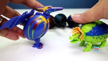 Dinosaur Transforming Eggs Toys - Dinosaurs Tyrannosaurus Rex Pterodyl Stegosaurus