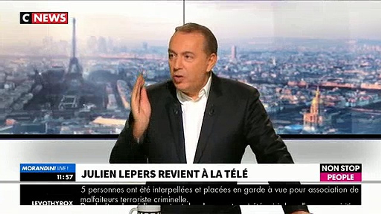 EXCLU - Julien Lepers sera-t-il chroniqueur dans "Touche pas à mon poste" sur C8 ? Il répond dans "Morandini Live"