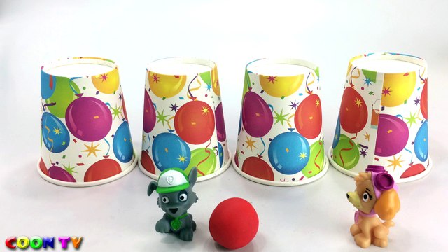 Learn Colors Kinetic Sand Hello Kitty with Bad Baby Paw Patrol Surprise Toys For Children