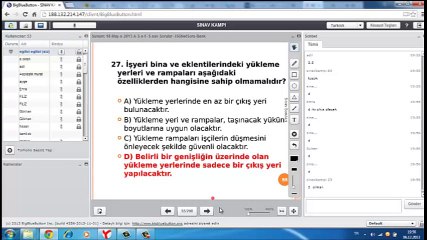 18 Mayıs 2013 A Sınıfı Sınav Soruları Bölüm 2